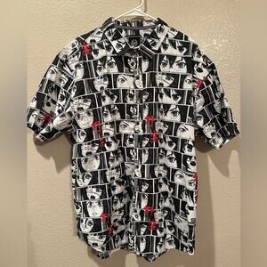 CR-24 Chrome Edge Bordo Cromato Anime Button Up black white red comic 2X